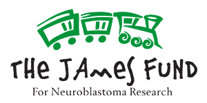 A logo for the james fund for neuroblastoma research