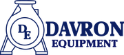 Davron Equipment logo with blue stylized equipment icon and “DAVRON EQUIPMENT” text