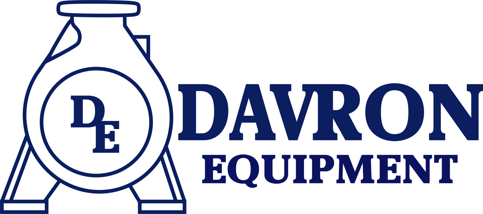 Davron Equipment logo with blue stylized equipment icon and “DAVRON EQUIPMENT” text