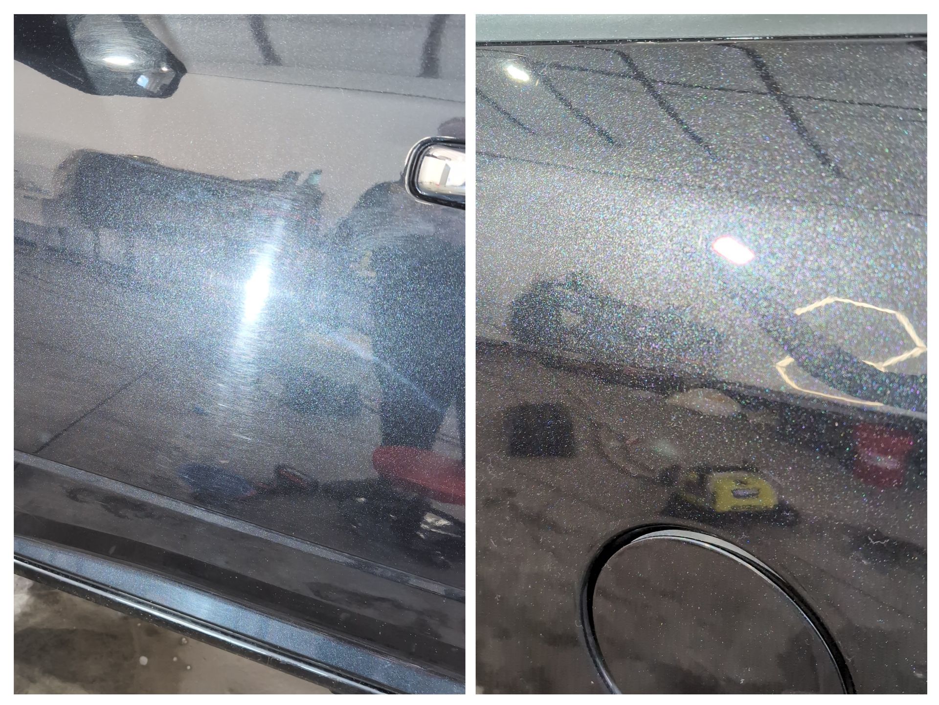 Before and after paint correction
