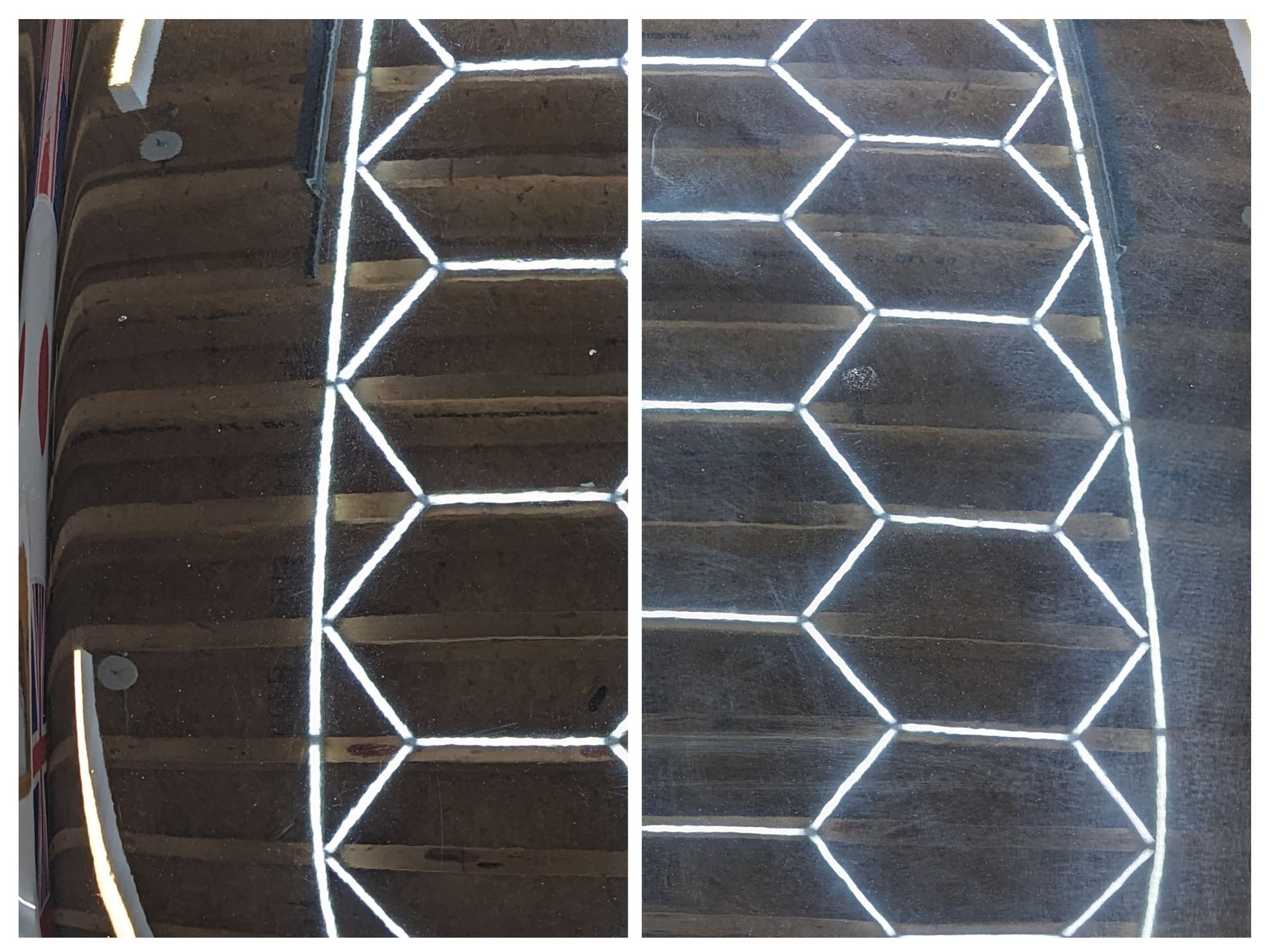 Before and after paint correction