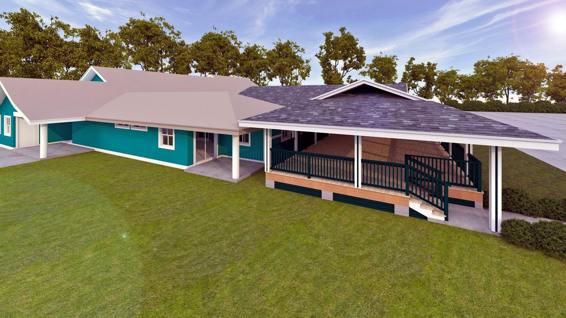 3D model of wide structure — Honolulu, HI — DRAFTECHi LLC