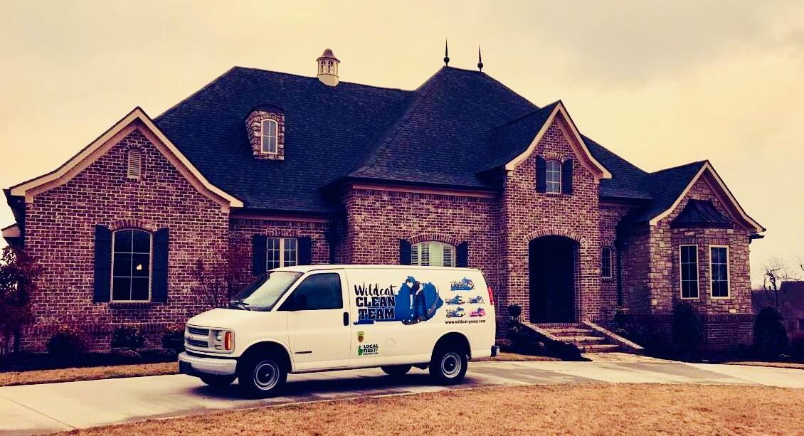 Car in front of the House  — Lexington, KY — Wildcat Clean Team