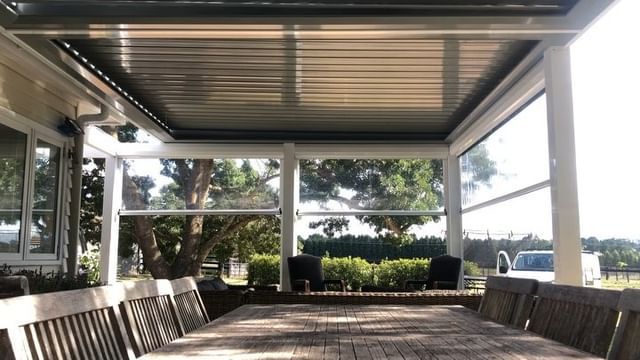 Aluminium Venetian Blind Roof Installation — Southern Blinds & Awnings In Wilton NSW