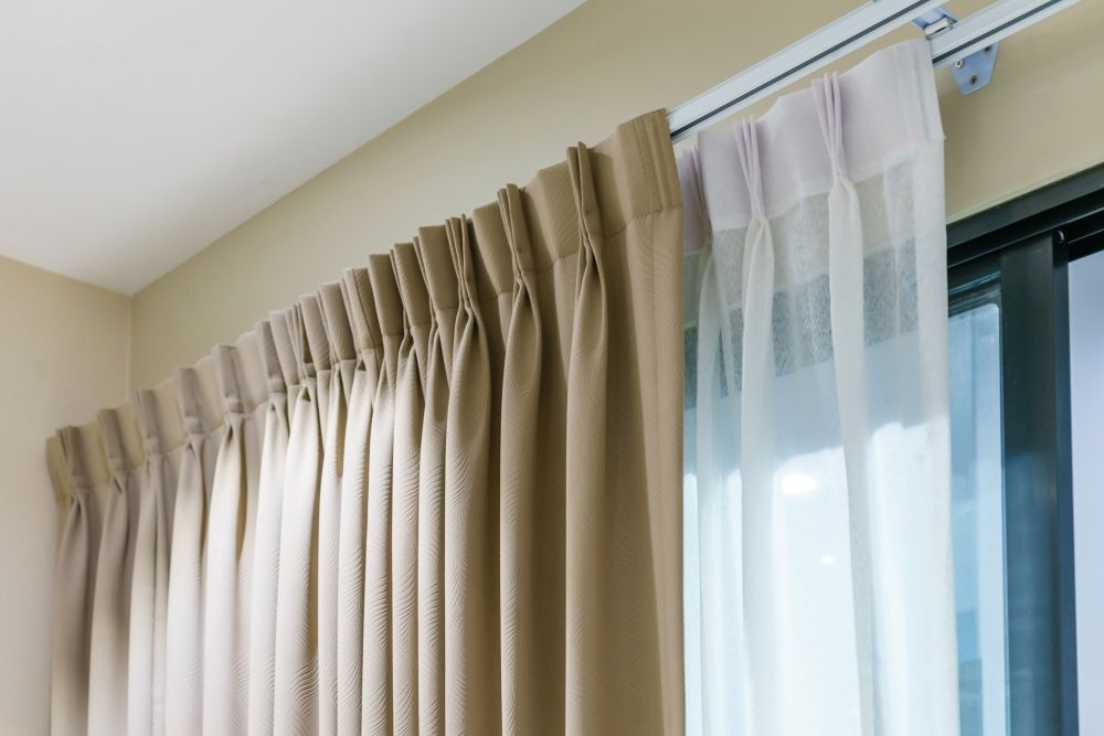 Elegant Ring-Top Curtains Enhancing the Space — Southern Blinds & Awnings In Mittagong NSW