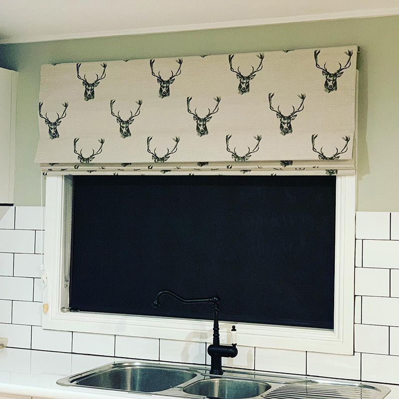 Kitchen Elegance: Roman Blinds and Faucet in Harmony — Southern Blinds & Awnings In Wilton NSW