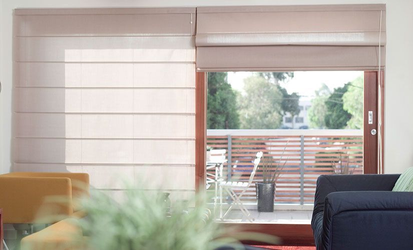 Elegant Roman Blinds Enhancing Your Space — Southern Blinds & Awnings In Balaclava NSW