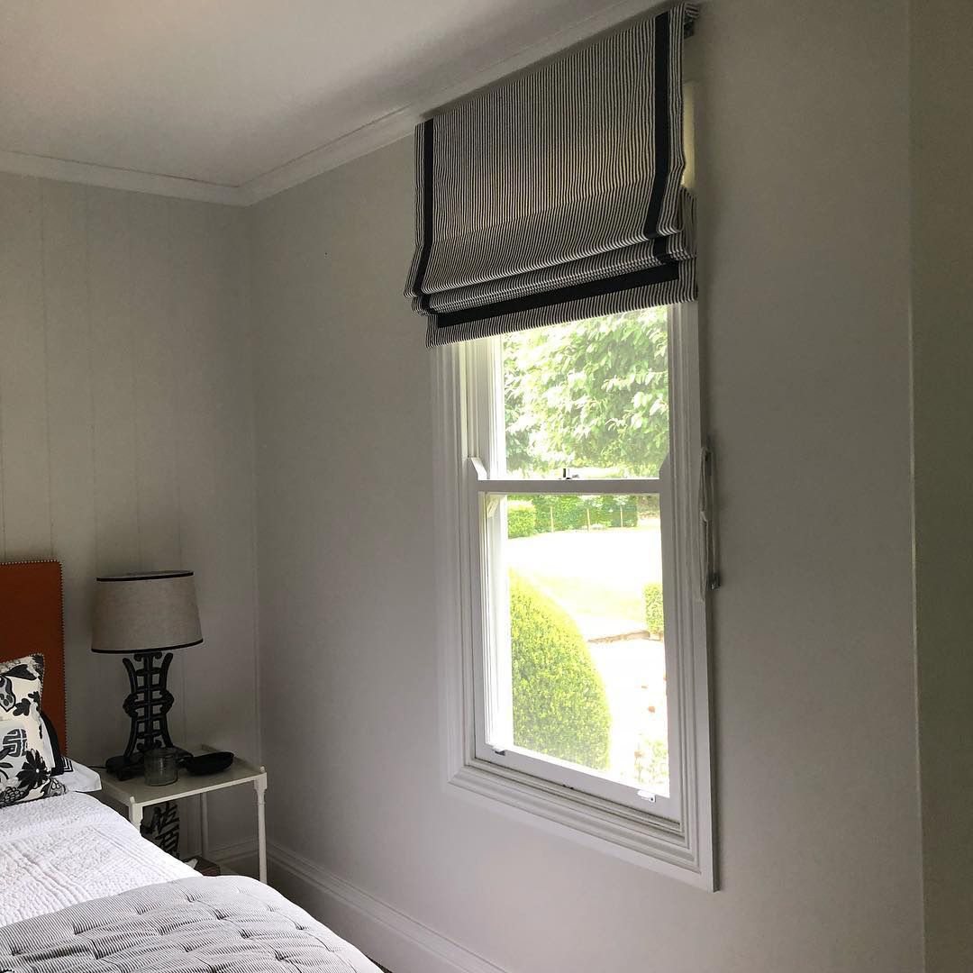 Elegant Roman Shade Blinds in Stylish Setting — Southern Blinds & Awnings In Balaclava NSW