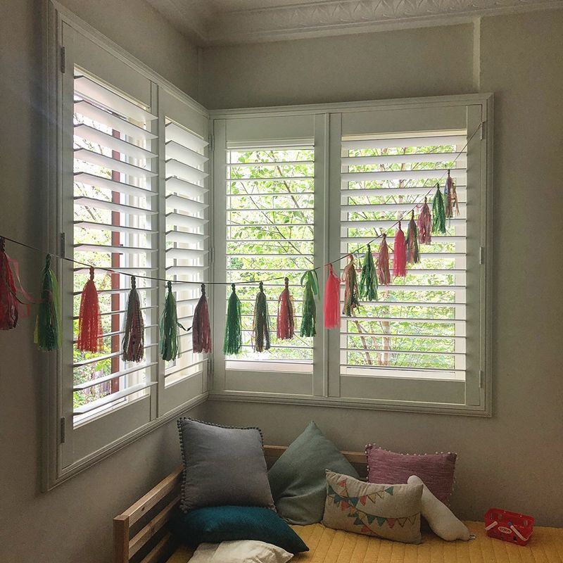 Two Big Windows with Aluminium Shutters — Southern Blinds & Awnings In Mittagong NSW