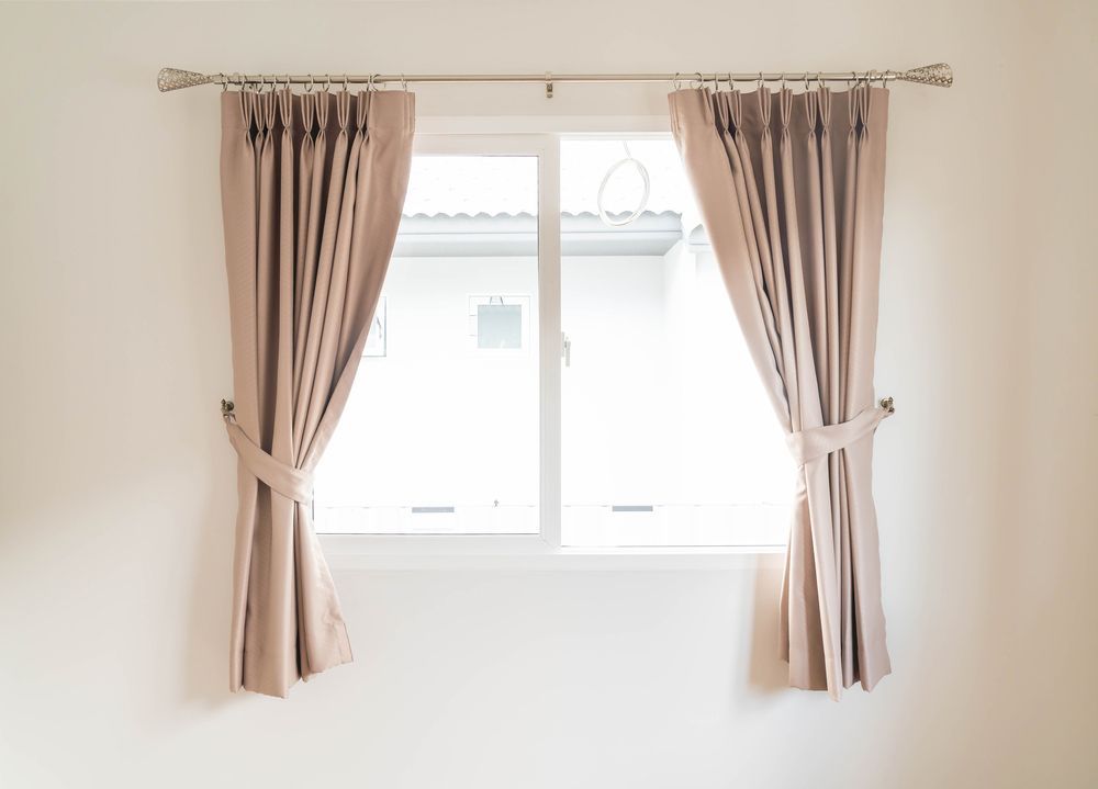Stylish Curtain Interior Decoration Enhancing Living Room Wall — Southern Blinds & Awnings In Bundanoon NSW