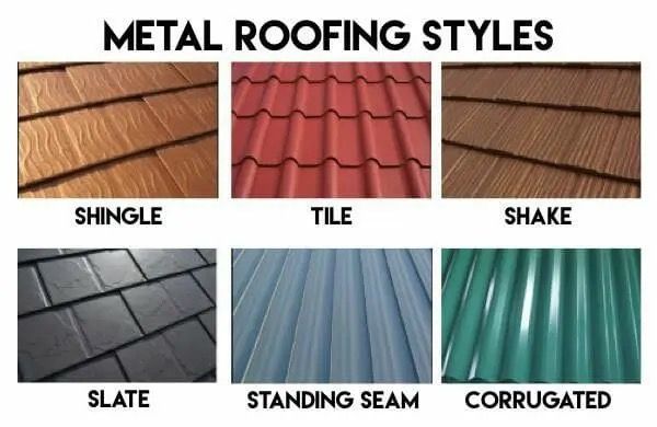 There are many different types of metal roofing styles.