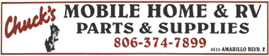 Mobile Home & RV Part Supplier in Amarillo, TX | Chuck's Mobile Home & RV Supply Mobile Home & RV Part Supplier in Amarillo, TX | Chuck's Mobile Home & RV Supply
