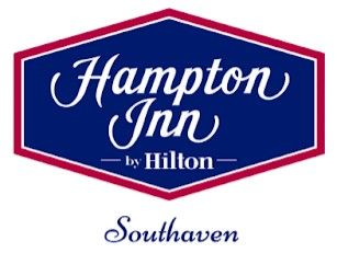 The logo for hampton inn by hilton southaven