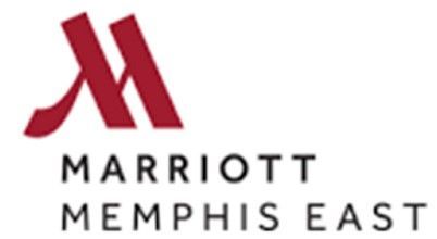 The marriott memphis east logo is shown on a white background