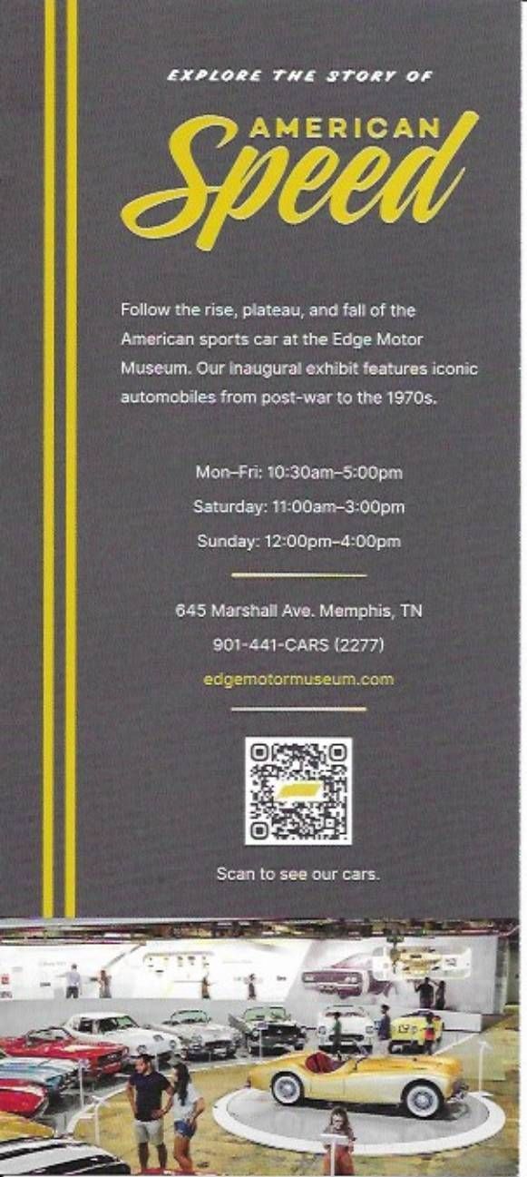 A brochure for the american speed car show.