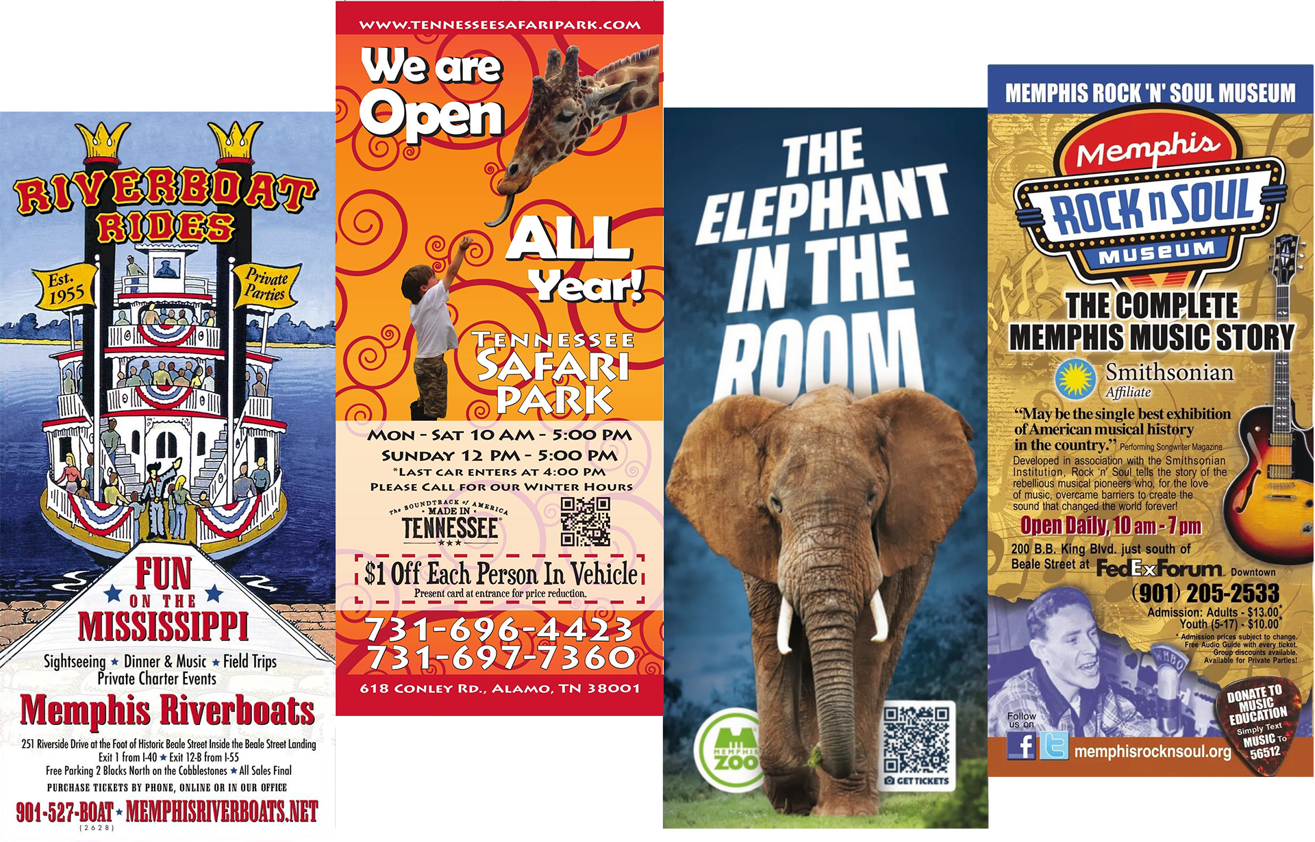 A poster for the elephant in the room has an elephant on it