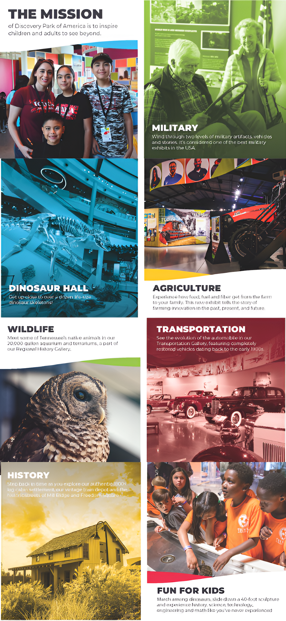 A brochure for the memphis speed car museum