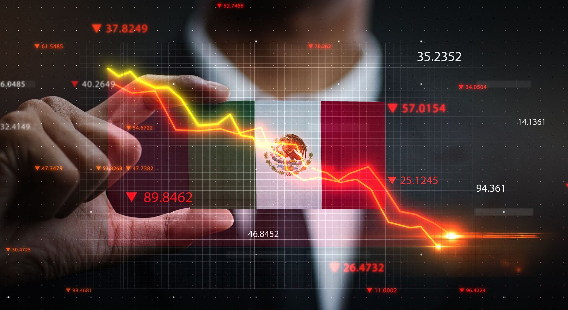 México a un escalón del precipicio crediticio