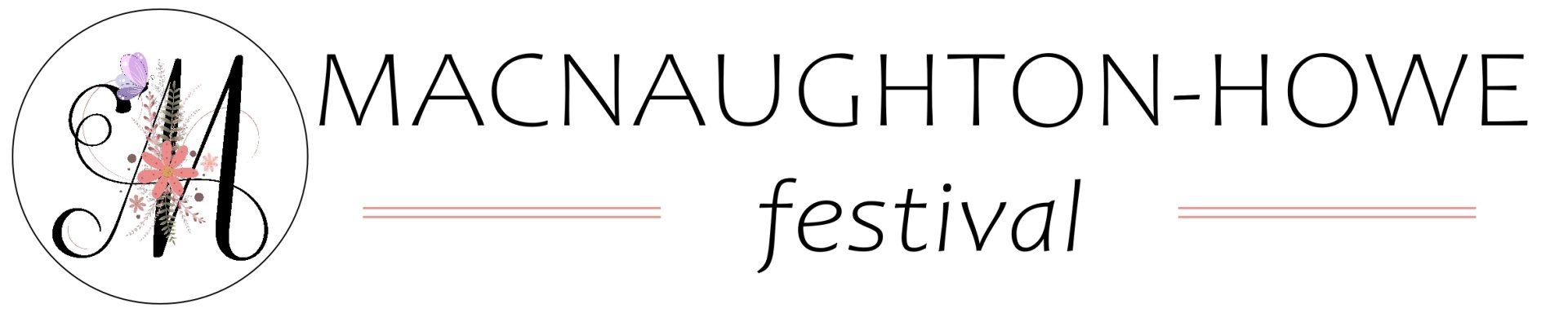 A logo for the macnaughton howe festival