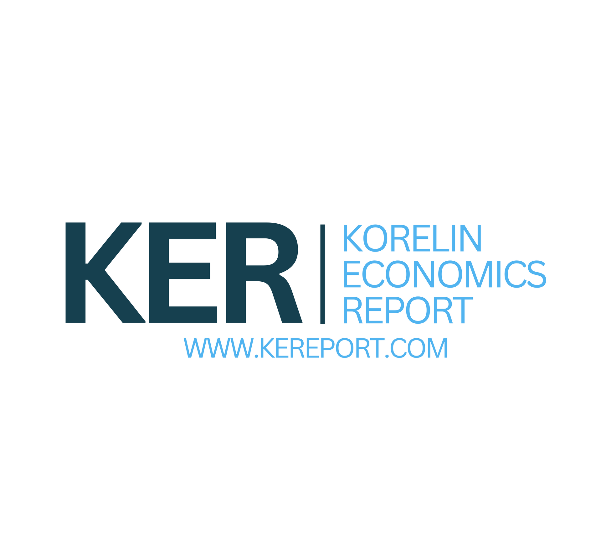 KER logo with “Korelin Economics Report” and www.kereport.com in blue and dark teal