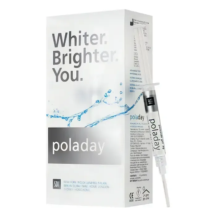Poladay take-home teeth whitening kit from Central City Dentistry, Concord, NH Poladay take-home teeth whitening kit from Central City Dentistry, Concord, NH