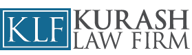 A logo for a law firm called klf kurash law firm