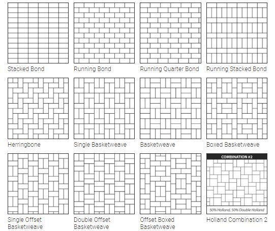 Stockman Stoneworks Can Install Hollund Stone Pagers in a Number of Patterns in Mid-Missouri.