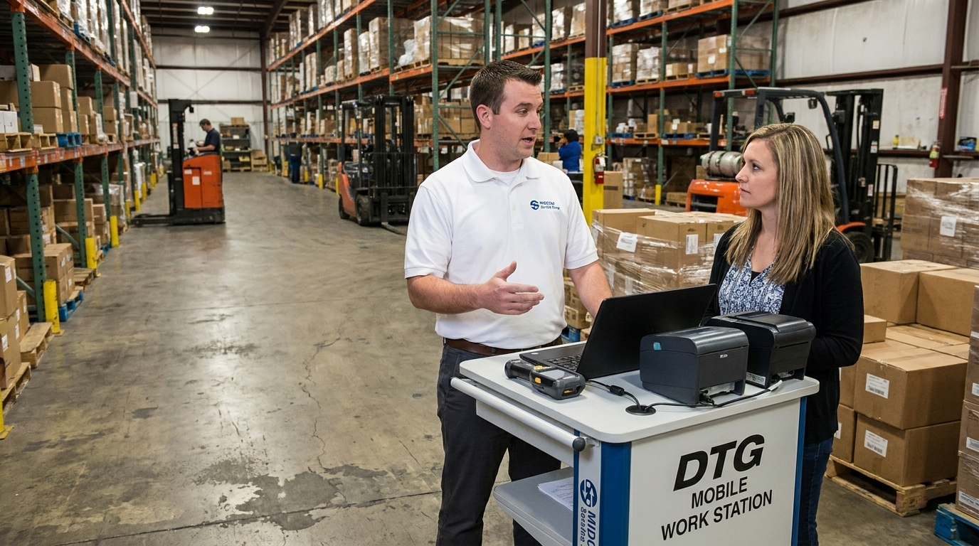 mobile carts warehousing