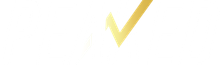 White and gold Peaked logo.