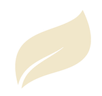 Pale yellow leaf shape, with a curved vein running through the middle.