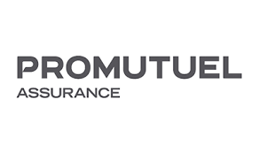 Logo PROMUTUEL ASSURANCE en gris sur fond blanc