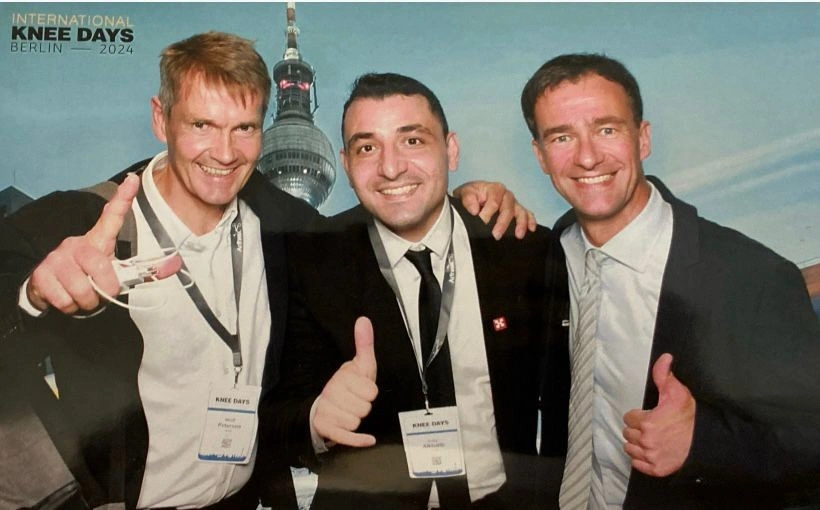Dr. Loiy Alkhatib with surgeons