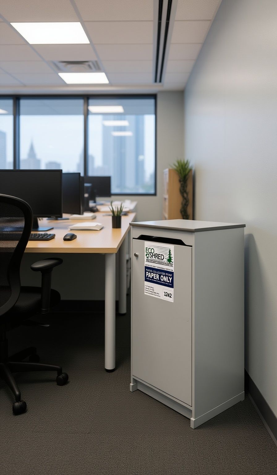 Eco Shred Executive Console - secure, locked container