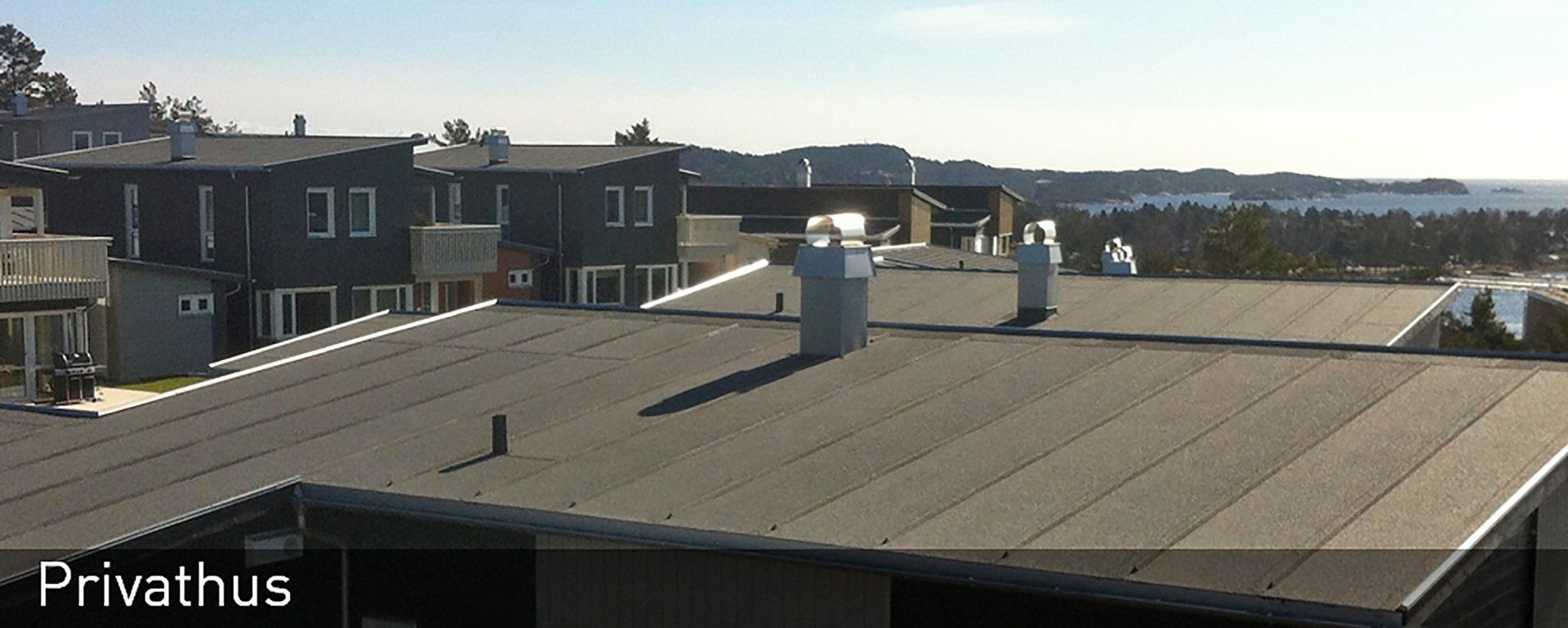 A picture of a roof with the words privathus on the bottom