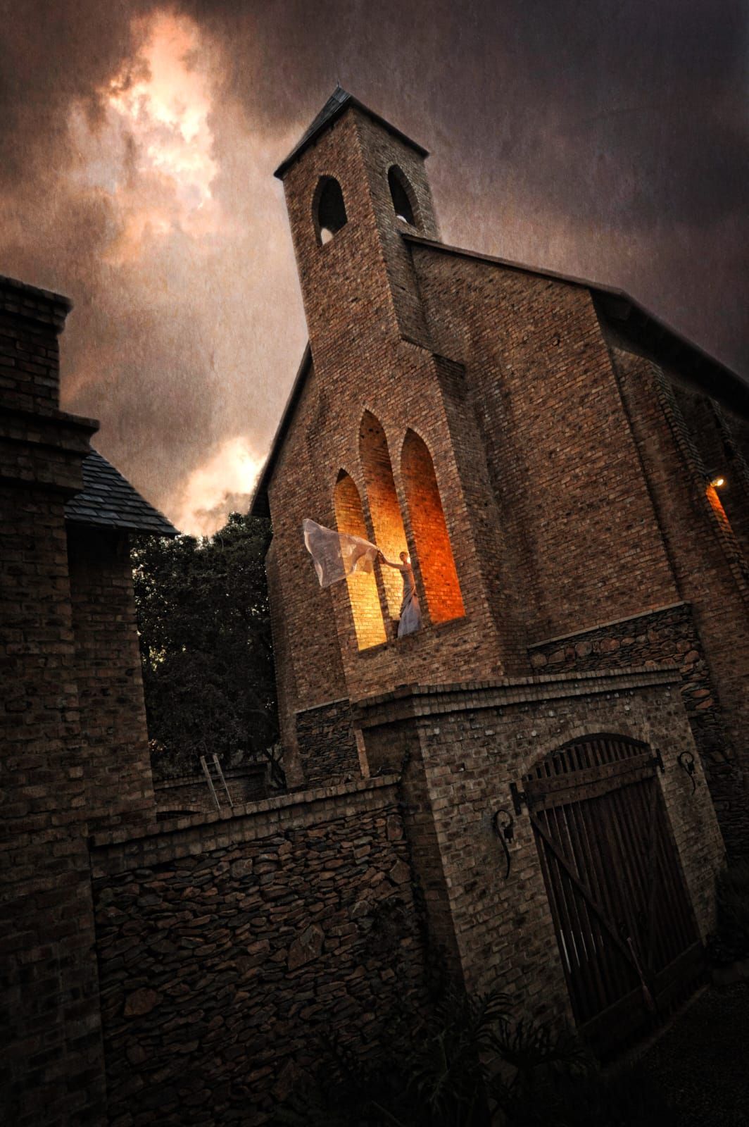 The chapel is at Riverside Castle, Pretoria's premier wedding venue.