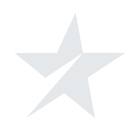 A white star on a white background.