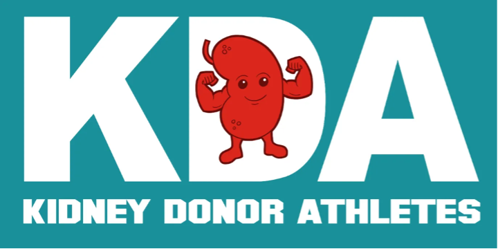 Logo for Kidney Donor Athletes: White