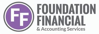 Foundation Financial logo: purple circle with "FF" initials, text "Foundation Financial & Accounting Services".