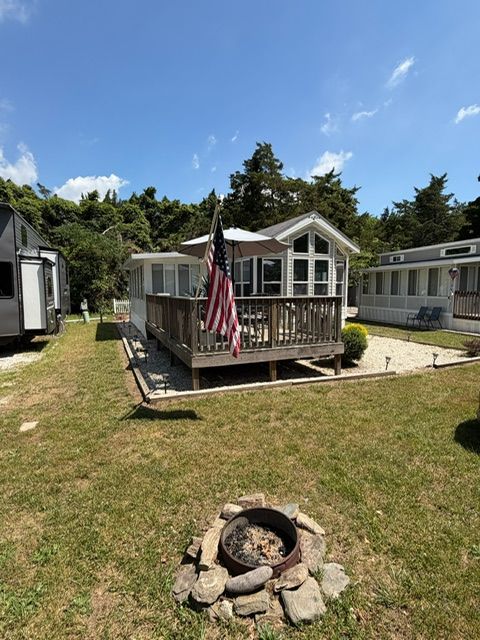 2003 Kroft Park Model exterior at Ponderosa Campground Cape May NJ
