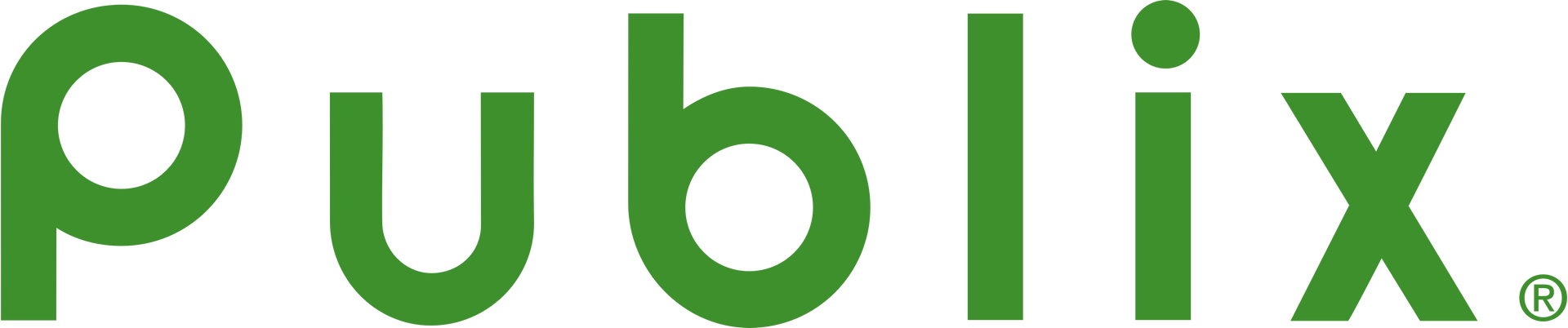 Publix logo in green.