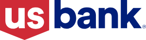 The U.S. Bank logo featuring the white letters
