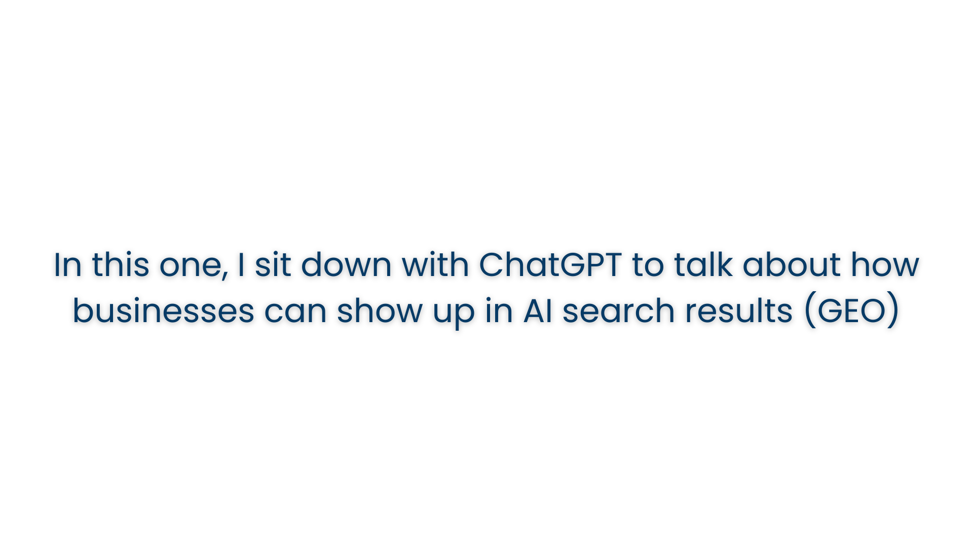 How to show up in AI search results