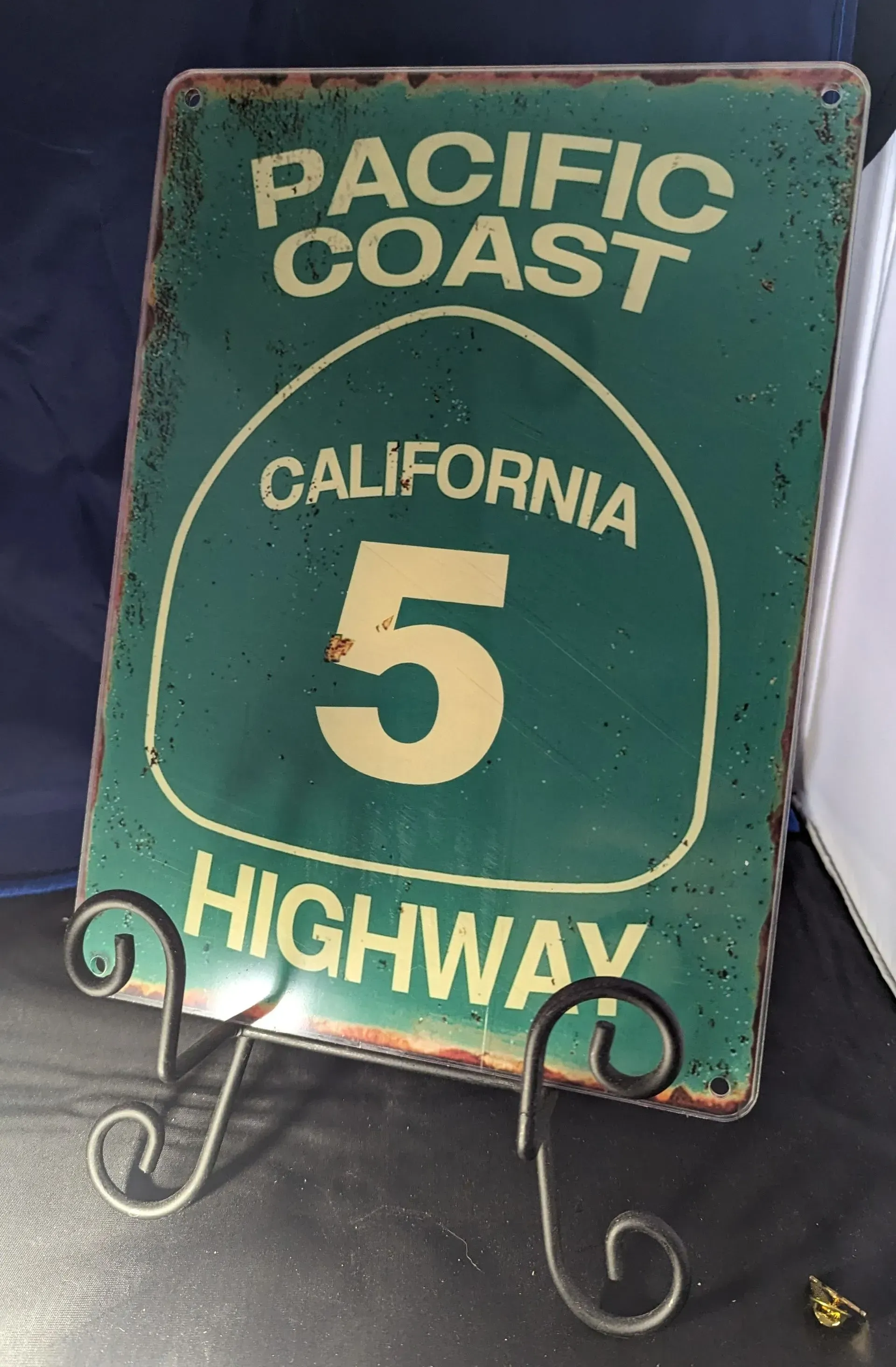 Street sign.