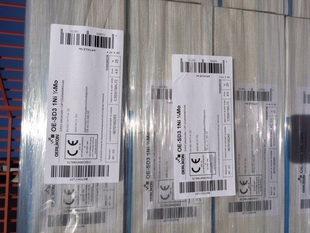 packed packages of SAW wires and welding materials Monza and Brianza