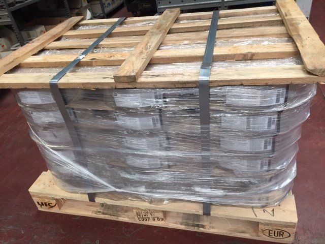 pallets with electrodes and welding materials Monza and Brianza