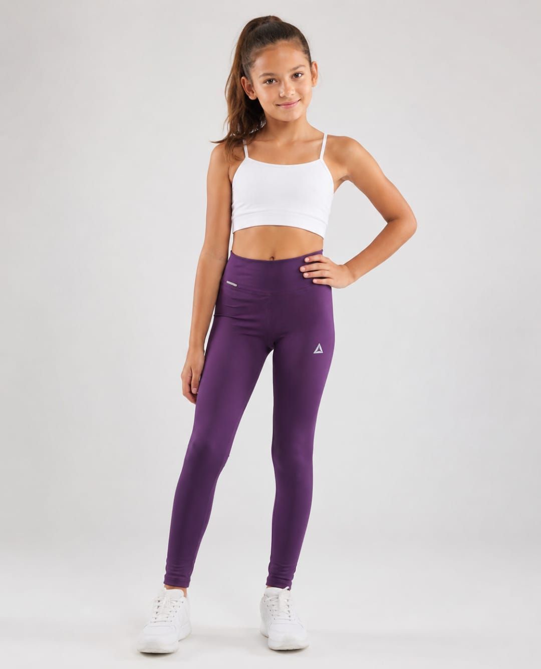 CALZA LARGA LYCRA  NIÑA LISA SIN FRISA NINEY FIT (CÑ002)