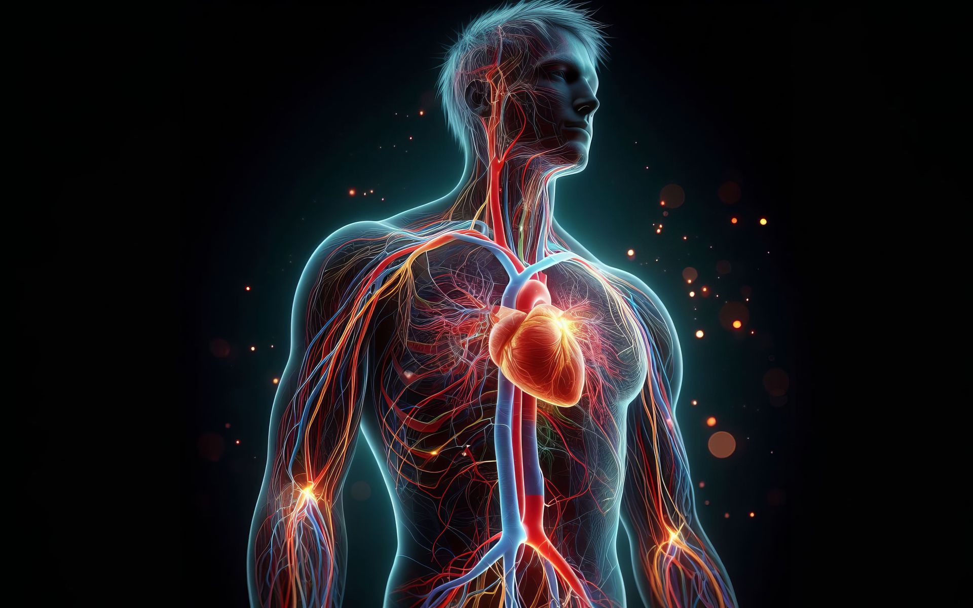 Imagem representando visualmente da aneurisma da aorta