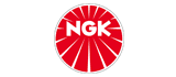 Logo NGK: cerchio rosso con la scritta