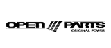 Logo per Open Parts, con il testo