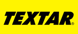 Logo Textar in caratteri neri su sfondo giallo.